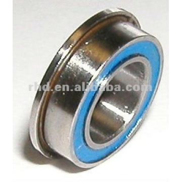 EZO Flanged ball bearing SFR156-2RS, 3/16"x5/16"x1/8" inch stainless steel bearings